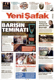 YENİ ŞAFAK 9 Ağustos 2026 Gazete Manşeti Küçük