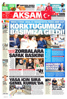 AKŞAM 9 Ağustos 2026 Gazete Manşeti Küçük