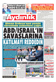 AYDINLIK GAZETESİ 9 Ağustos 2026 Gazete Manşeti Küçük