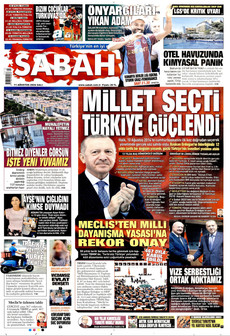 SABAH 11 Ağustos 2026 Gazete Manşeti Küçük