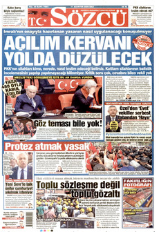 SÖZCÜ 11 Ağustos 2026 Gazete Manşeti Küçük