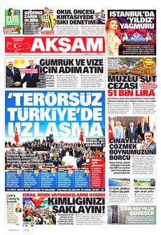 AKŞAM 11 Ağustos 2026 Gazete Manşeti Küçük