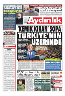 AYDINLIK GAZETESİ 11 Ağustos 2026 Gazete Manşeti Küçük