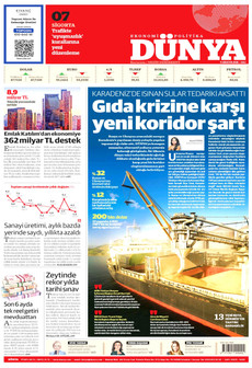 DÜNYA 11 Ağustos 2026 Gazete Manşeti Küçük
