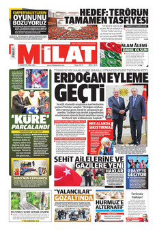 MİLAT 11 Ağustos 2026 Gazete Manşeti Küçük