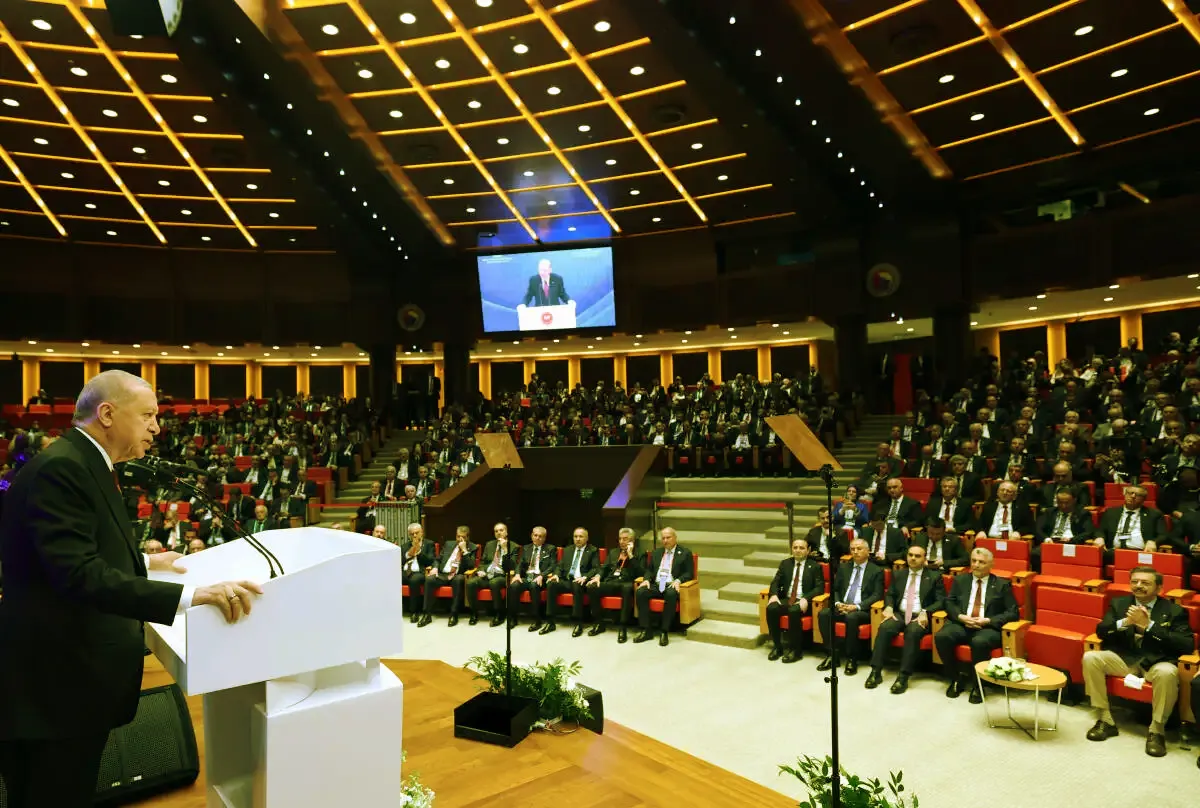 Cumhurbaşkanı Erdoğan, TOBB Hizmet Şeref Belgesi ve Plaket Töreni'nde konuştu: (1)