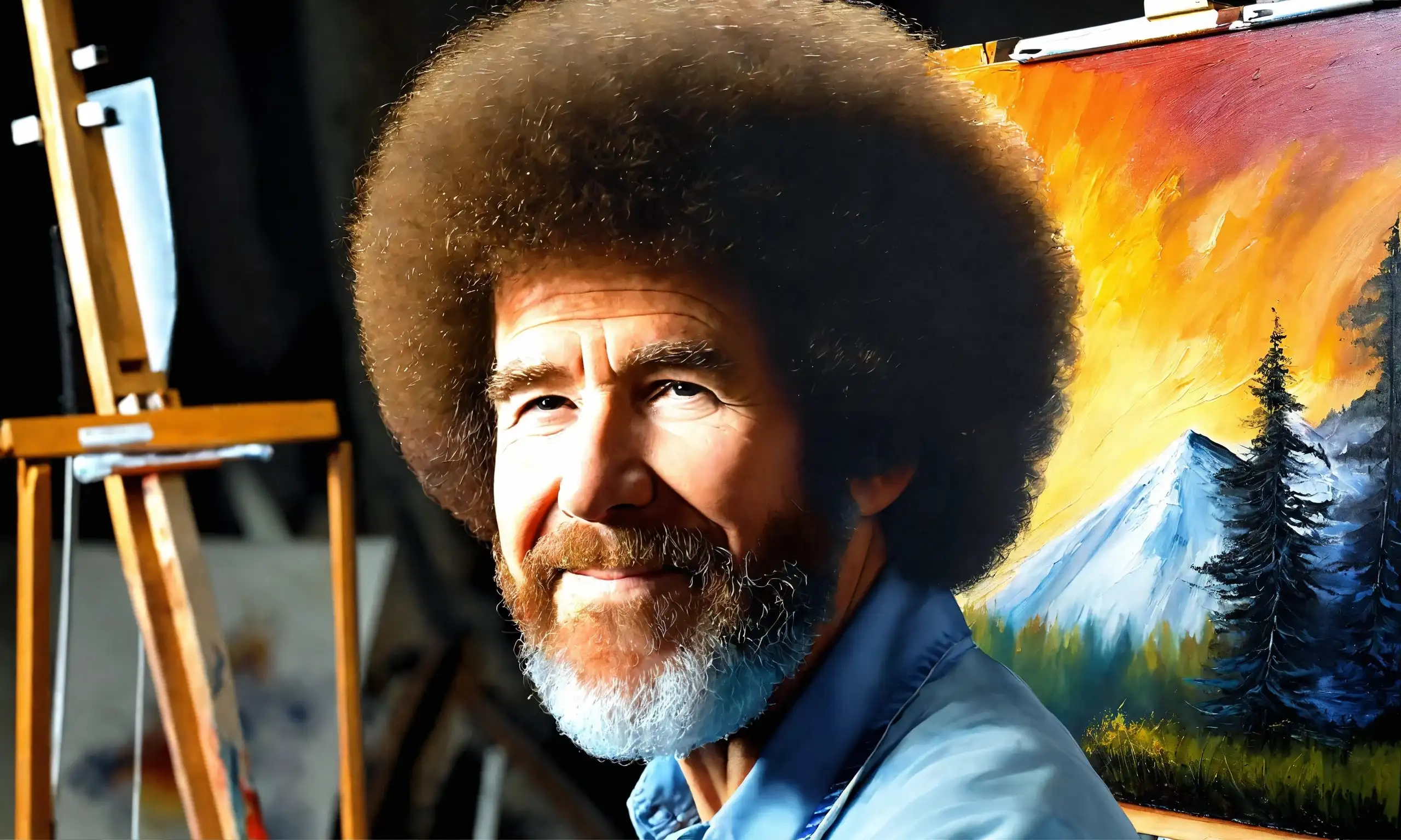 Bob Ross, Resim Teknikleri