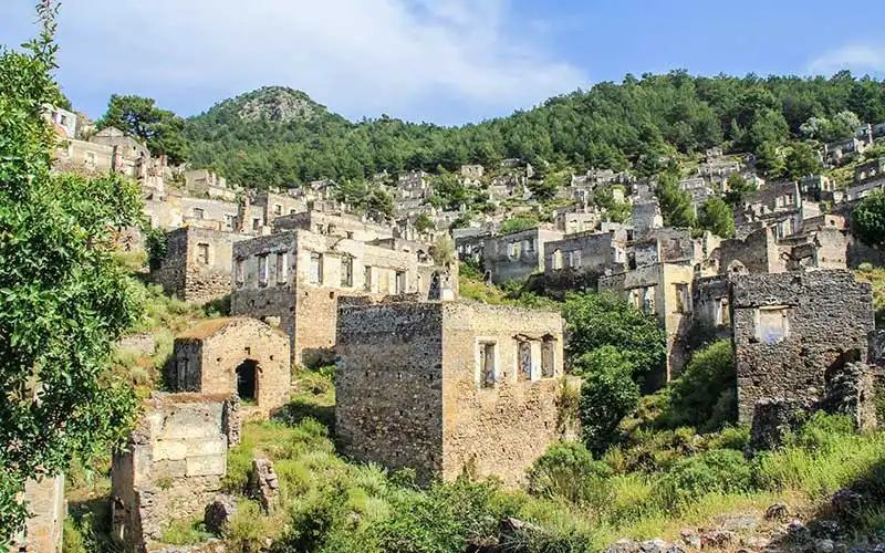 Kayaköy, Fethiye, Türk köyleri