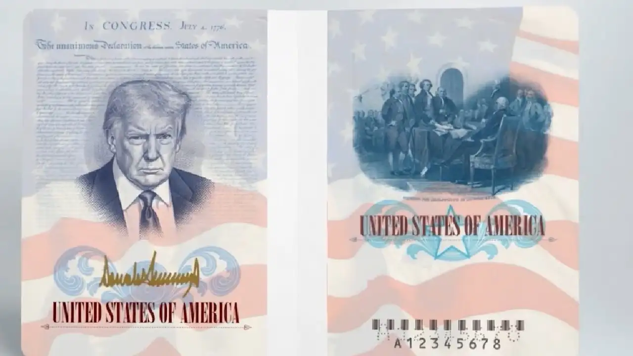 Trump Portreli Pasaportlar Geliyor